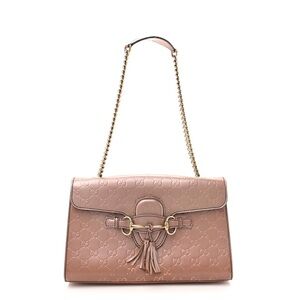 - sold Gucci Guccissima Medium  Emily Chain Cipria colored  Shoulder Bag